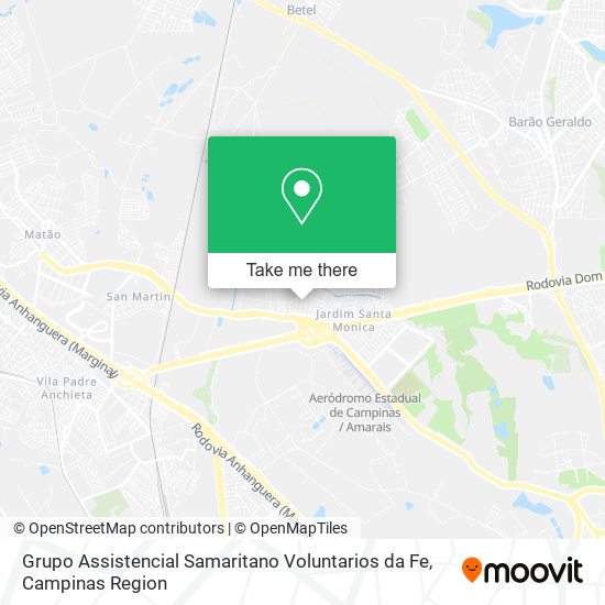 Grupo Assistencial Samaritano Voluntarios da Fe map