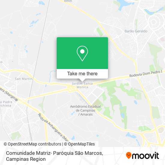 Mapa Comunidade Matriz- Paróquia São Marcos