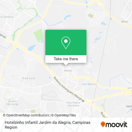 Hotelzinho Infantil Jardim da Alegria map