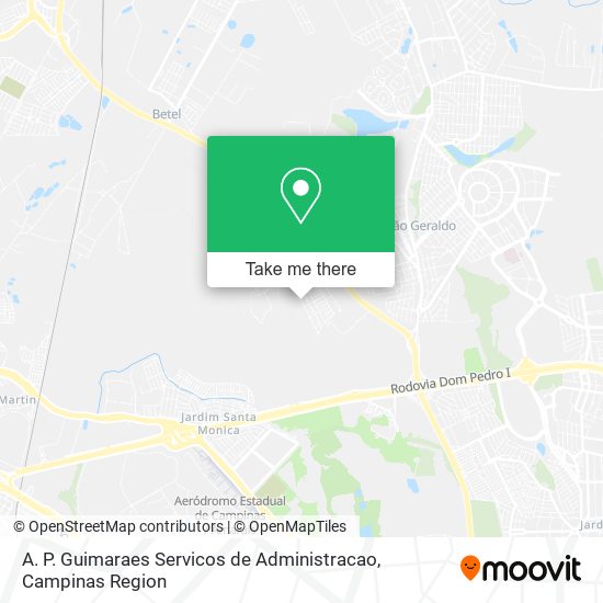 A. P. Guimaraes Servicos de Administracao map