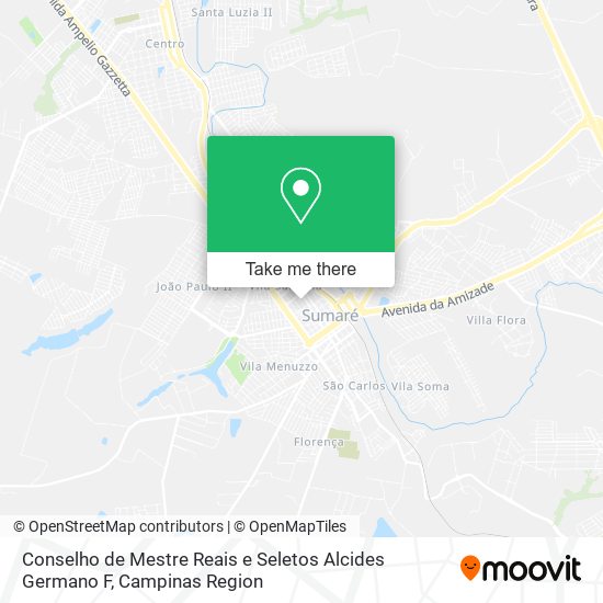 Conselho de Mestre Reais e Seletos Alcides Germano F map