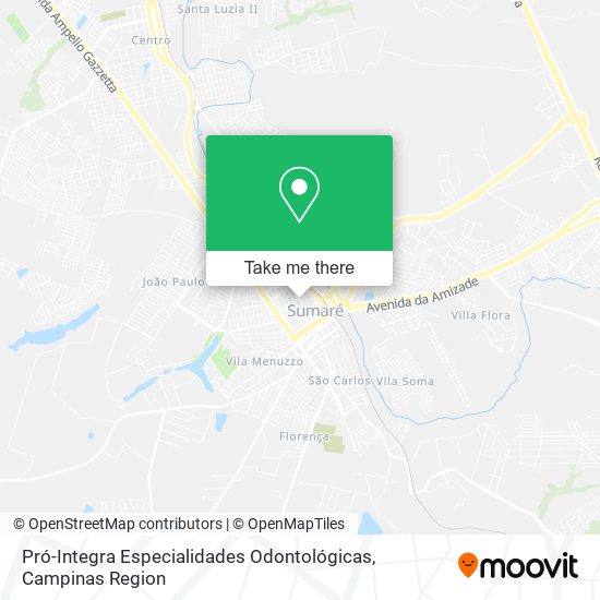 Mapa Pró-Integra Especialidades Odontológicas