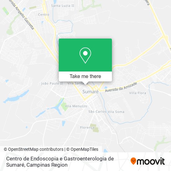 Centro de Endoscopia e Gastroenterologia de Sumaré map