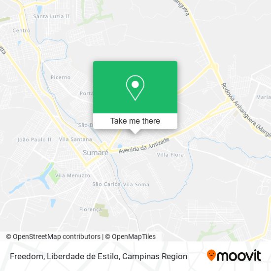 Freedom, Liberdade de Estilo map