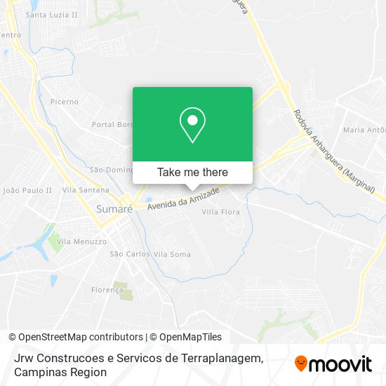 Jrw Construcoes e Servicos de Terraplanagem map