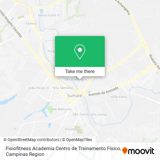 Mapa Fisiofitness Academia Centro de Treinamento Físico