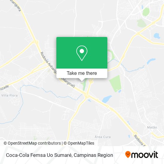 Mapa Coca-Cola Femsa Uo Sumaré