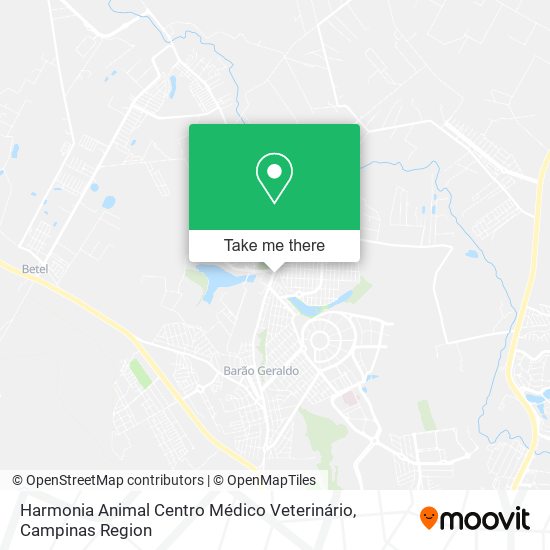 Mapa Harmonia Animal Centro Médico Veterinário