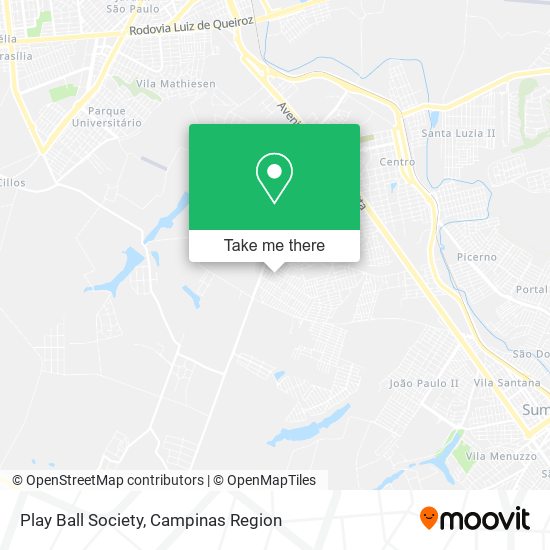 Play Ball Society map