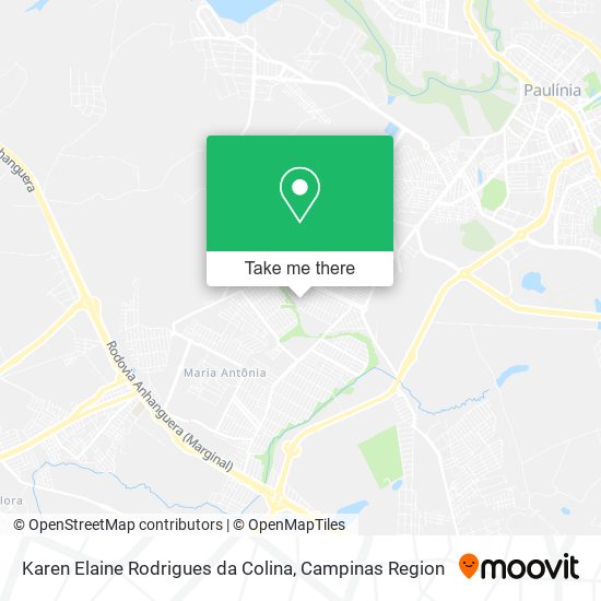 Mapa Karen Elaine Rodrigues da Colina