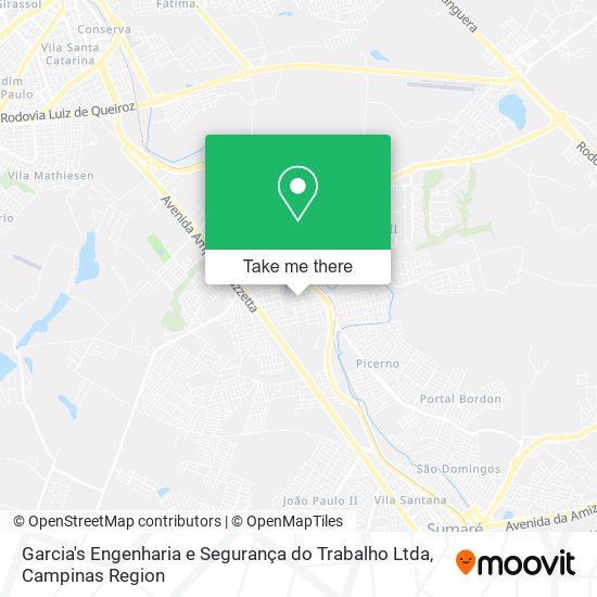 Garcia's Engenharia e Segurança do Trabalho Ltda map