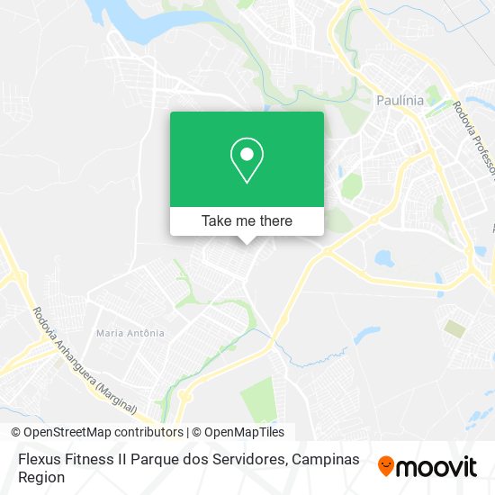 Flexus Fitness II Parque dos Servidores map