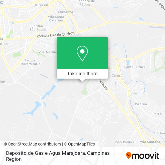 Mapa Deposito de Gas e Agua Marajoara