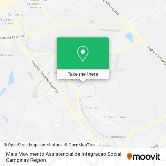 Mais Movimento Assistencial de Integracao Social map