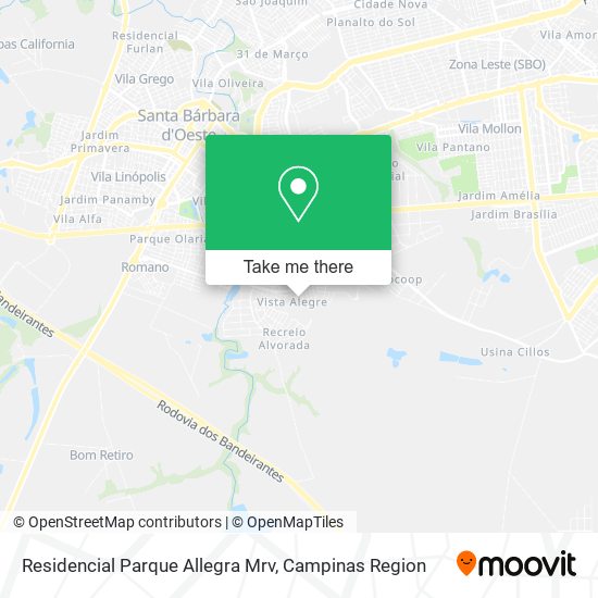 Residencial Parque Allegra Mrv map
