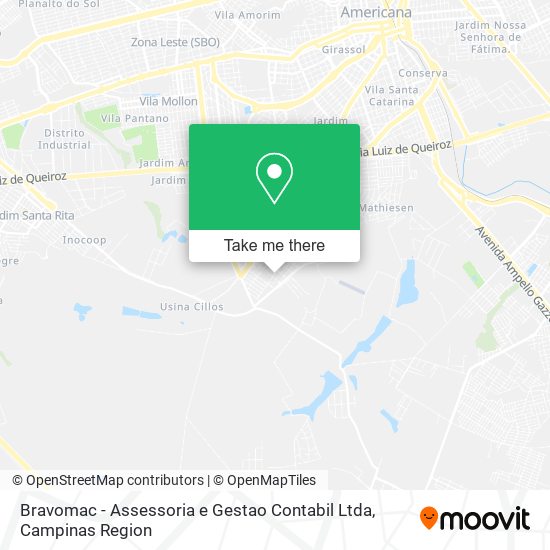Mapa Bravomac - Assessoria e Gestao Contabil Ltda