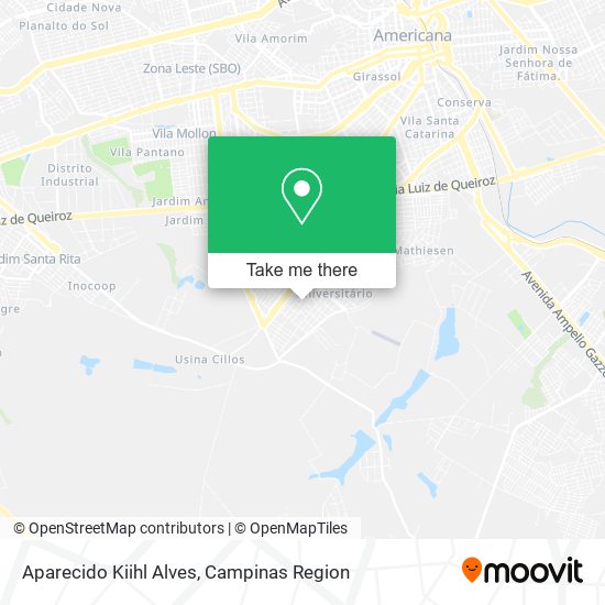 Aparecido Kiihl Alves map