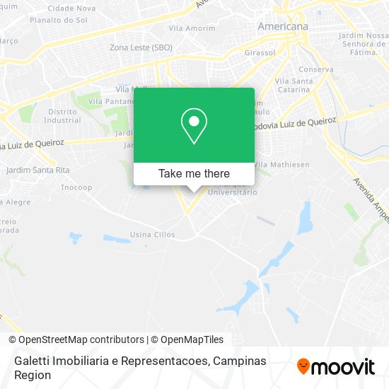 Galetti Imobiliaria e Representacoes map