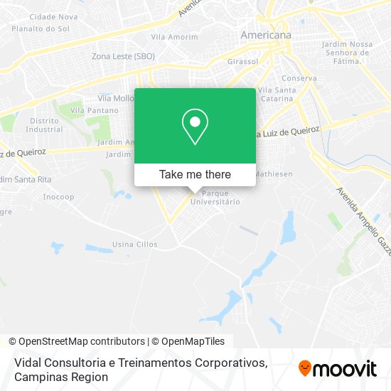 Vidal Consultoria e Treinamentos Corporativos map