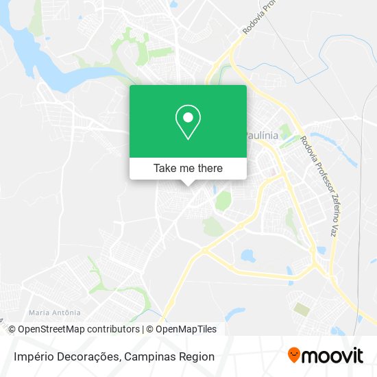 Império Decorações map