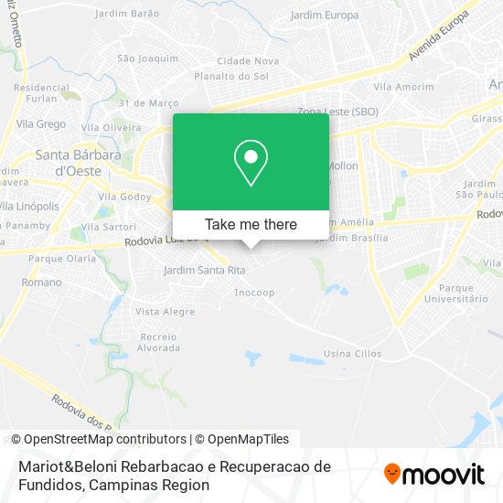 Mariot&Beloni Rebarbacao e Recuperacao de Fundidos map