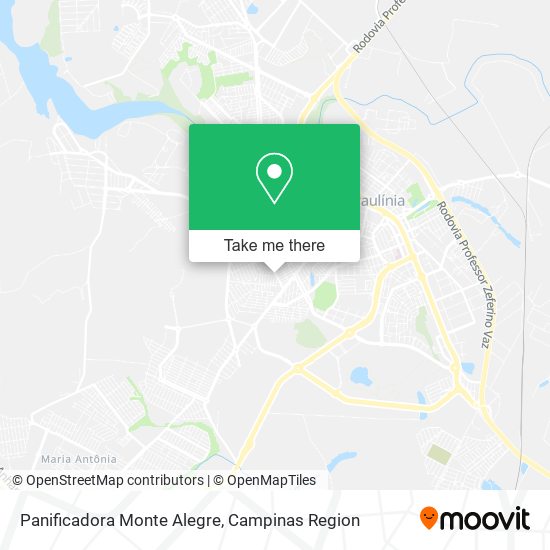 Panificadora Monte Alegre map