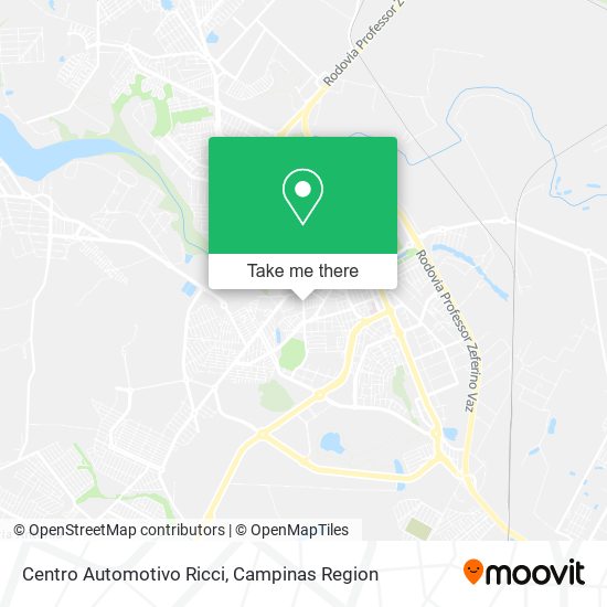 Mapa Centro Automotivo Ricci