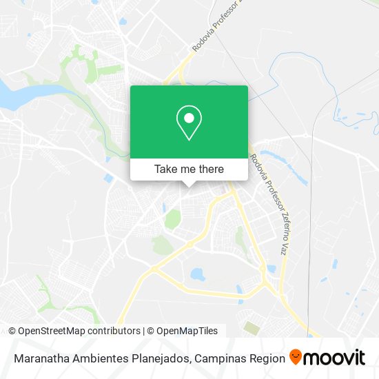 Maranatha Ambientes Planejados map