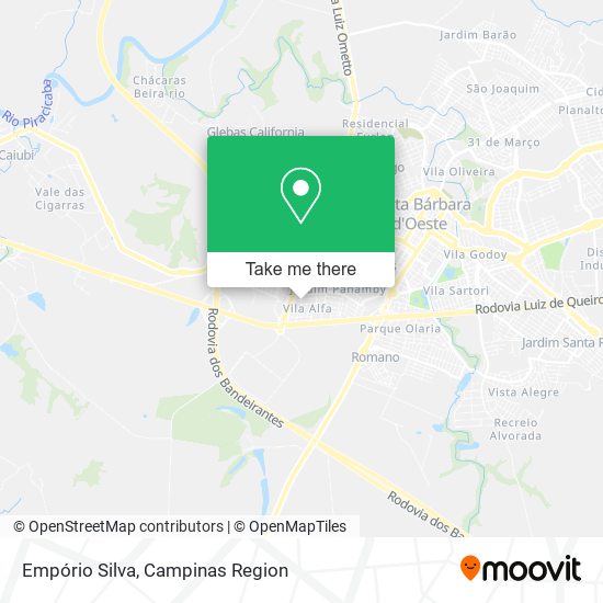 Mapa Empório Silva