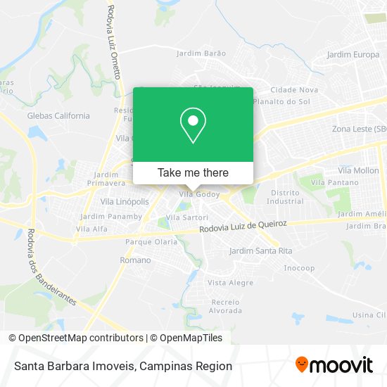 Santa Barbara Imoveis map