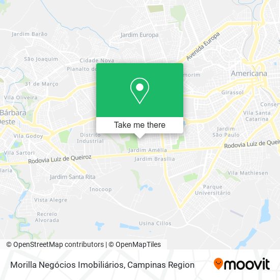 Mapa Morilla Negócios Imobiliários