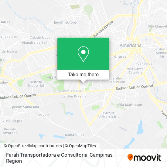 Farah Transportadora e Consultoria map