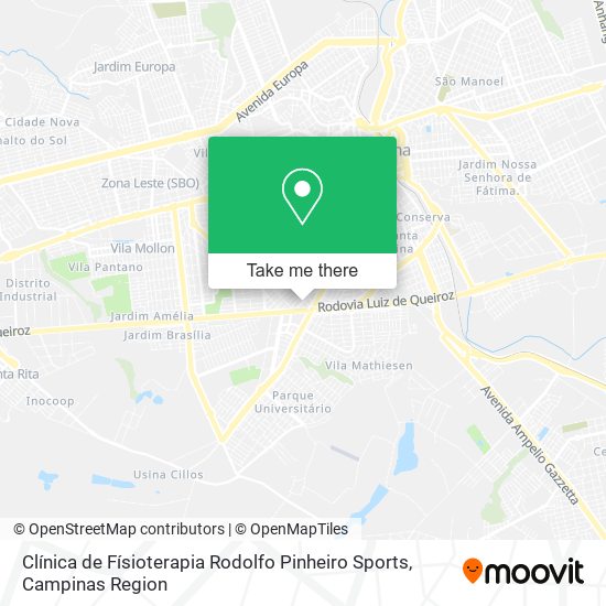 Clínica de Físioterapia Rodolfo Pinheiro Sports map