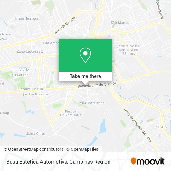 Mapa Busu Estetica Automotiva