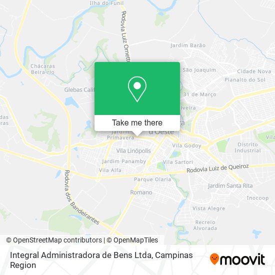 Integral Administradora de Bens Ltda map