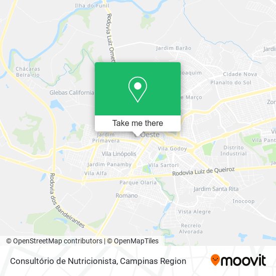 Consultório de Nutricionista map