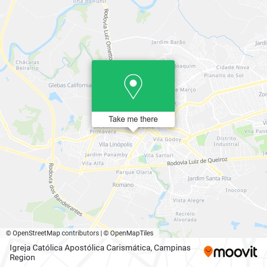 Igreja Católica Apostólica Carismática map