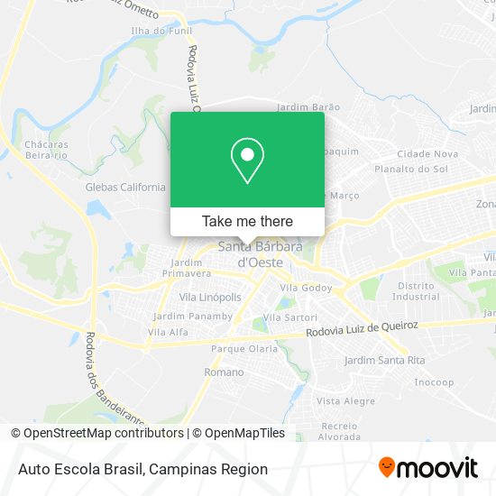 Auto Escola Brasil map