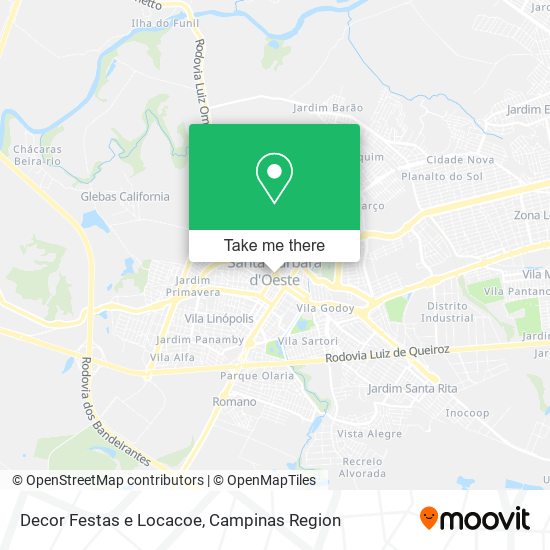 Decor Festas e Locacoe map