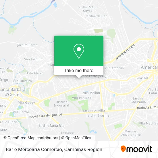 Bar e Mercearia Comercio map