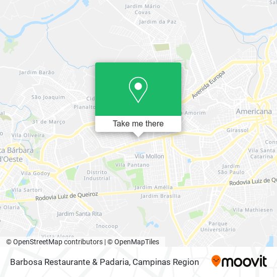 Barbosa Restaurante & Padaria map