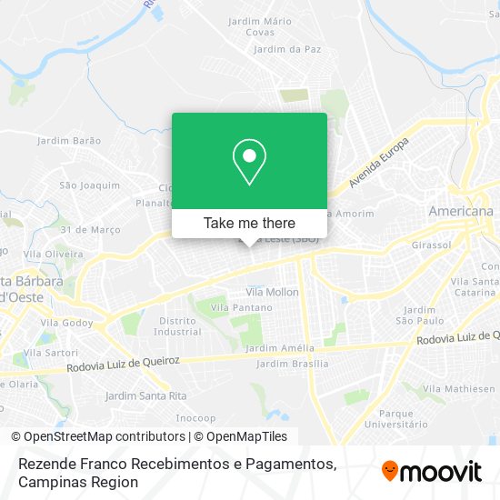 Rezende Franco Recebimentos e Pagamentos map