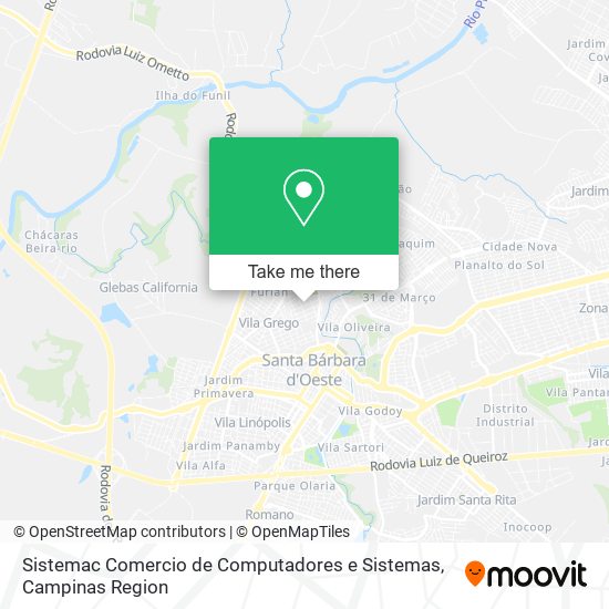 Sistemac Comercio de Computadores e Sistemas map