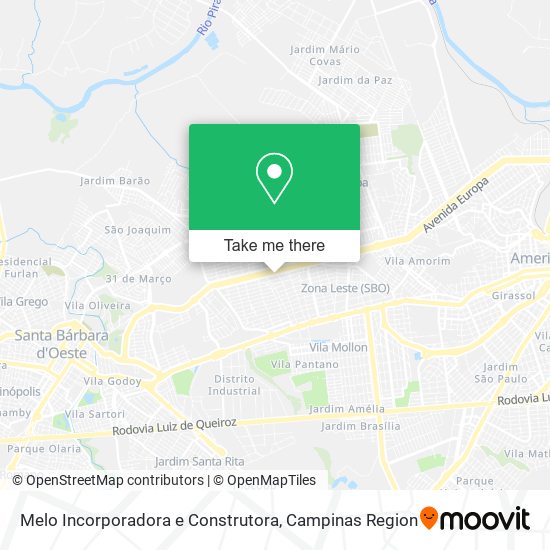 Melo Incorporadora e Construtora map