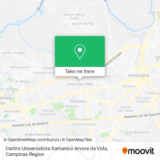 Centro Universalista Xamanico Arvore da Vida map