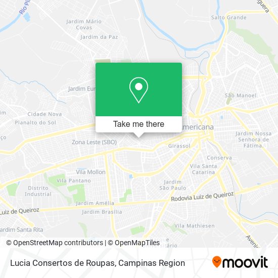 Mapa Lucia Consertos de Roupas