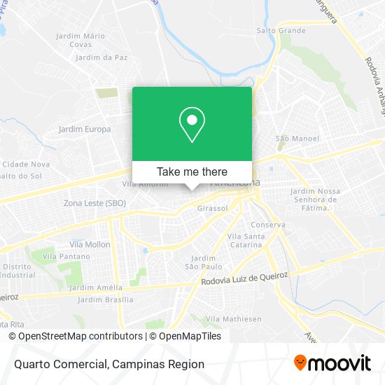 Quarto Comercial map