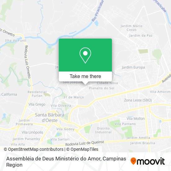 Assembléia de Deus Ministério do Amor map