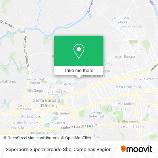 Superbom Supermercado Sbo map