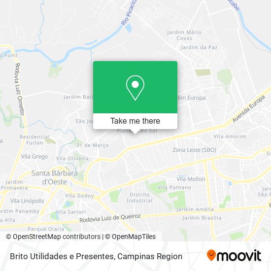 Brito Utilidades e Presentes map